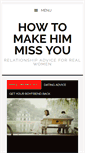 Mobile Screenshot of howtomakehimmissyou.com